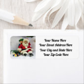 De Kerstman neemt de Etiketten van het Adres van d (Insitu)