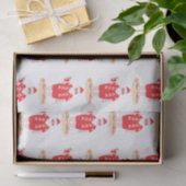 De Kerstman neemt een dag van de Beach Tissuepapier (Geschenk)