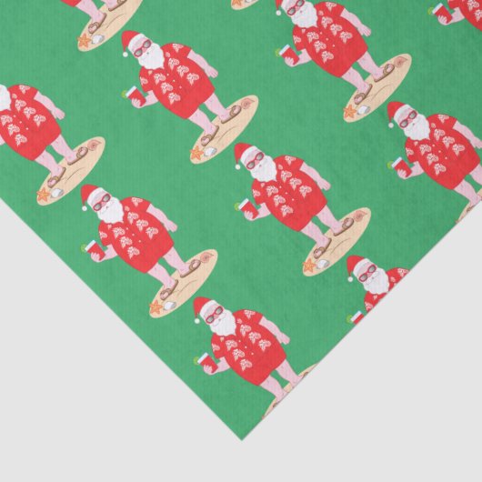 De Kerstman neemt een Dagelijks Wrapping Papier (Detail)