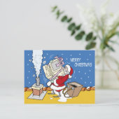 De Kerstman nr 05 Feestdagenkaart (Staand voorkant)