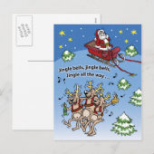 De Kerstman nr 11 (verticaal) Feestdagenkaart (Voorkant / Achterkant)