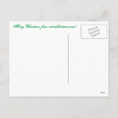 De Kerstman op een Polar Beer Feestdagenkaart (Achterkant)