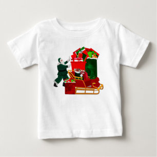 De Kerstman pakt zijn slee T-shirt