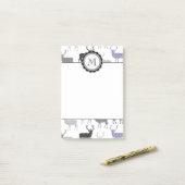 De kerstman post-it® notes (Op bureau)