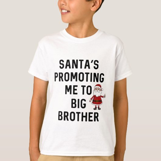 De kerstman promoot me naar Big Brother // Kerstmi T-shirt (Voorkant)
