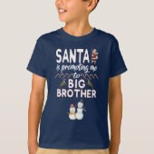 De Kerstman promoot me naar Big Brother Kerstmis T-shirt (Voorkant)