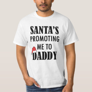De kerstman promoot me naar het nieuwe shirt van p