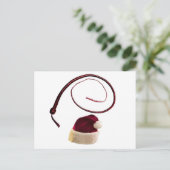 DE KERSTMAN RANSELT FEESTDAGENKAART (Staand voorkant)