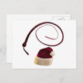 DE KERSTMAN RANSELT FEESTDAGENKAART (Voorkant / Achterkant)