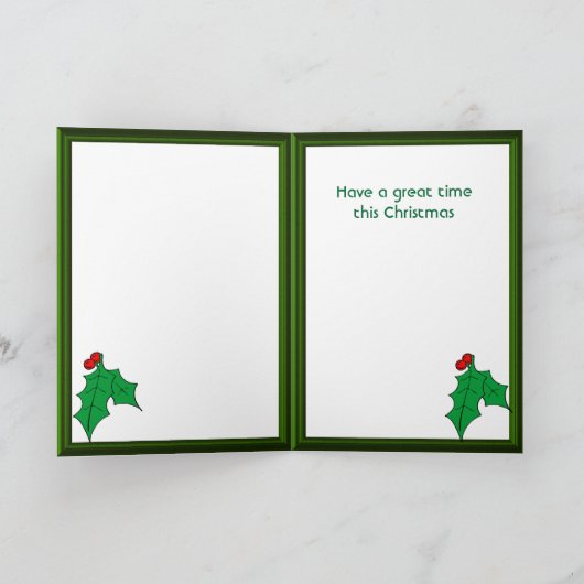 , De Kerstman Sherlock van de Kerstkaart Feestdagen Kaart (Binnen)