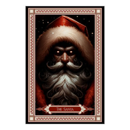 De Kerstman Tarotkaart Perfect Poster
