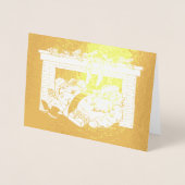 De  kerstman valt de schoorsteen in, ZSSPG Folie Kaarten (Voorkant)