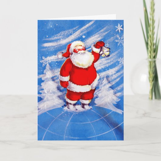 De Kerstman van Arctica Feestdagen Kaart (Voorkant)