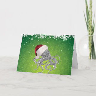De Kerstman van Cthulhu Feestdagen Kaart