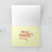 De Kerstman van de brak en vriendengiften Feestdagen Kaart (Binnen)