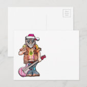 De Kerstman van de hippie Feestdagenkaart (Voorkant / Achterkant)