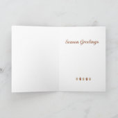 De Kerstman van de Kalverliefden van Newfoundland Feestdagen Kaart (Binnen)