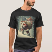 De Kerstman van de Patriot T-shirt (Voorkant)
