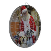 De Kerstman van de vergadering Dartbord (Voorkant Links)