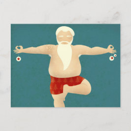 De Kerstman van de yogi - het Briefkaart van