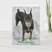 De Kerstman van Doberman maakt de Beste Kaart van (Voorkant)