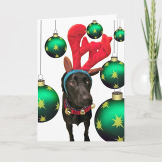 De Kerstman van herten Feestdagen Kaart
