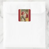 De Kerstman van het Venster met de Sticker van de  (Tas)