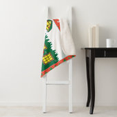 De kerstman van kleur personaliseren sherpa deken (In situ)