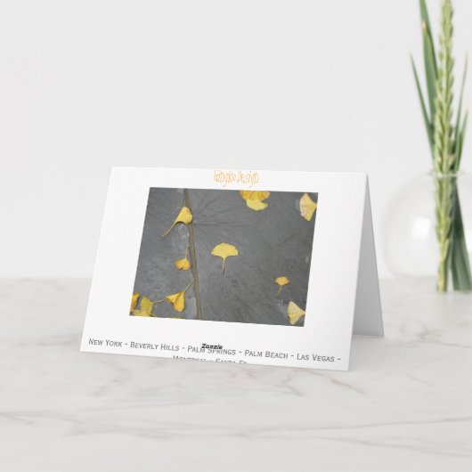 De Kerstman van Palm Springs Feestdagen Kaart (Achterkant)