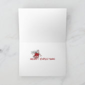 De Kerstman van Surf'n Feestdagen Kaart (Binnen)