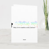 De Kerstman van Truckin - Wenskaart Feestdagen Kaart (Achterkant)