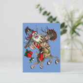 De Kerstman van Viking Feestdagenkaart (Staand voorkant)