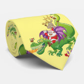 De kerstman veranderde zijn rendiertje voor een dr stropdas (Opgerold)