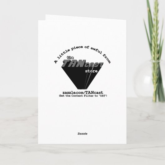 De kerstman vergt Uw Hulp/Oorlog op Kaart Chistmas (Achterkant)