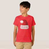 De kerstman verloor zijn kerstPet T-shirt (Voorkant volledig)