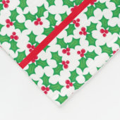 De Kerstman voegt Naam toe Personaliseer de Nap va Fleece Deken (Hoek)