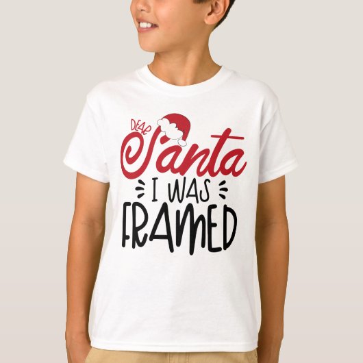 De kerstman was bedomd t-shirt (Voorkant)