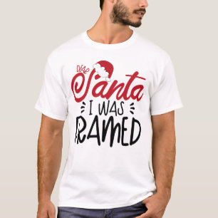 De kerstman was bedomd t-shirt