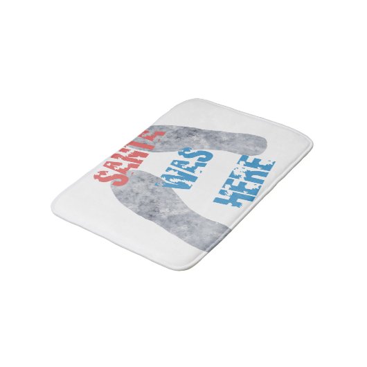 De kerstman was hier badmat (Gekanteld)