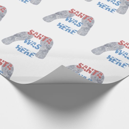 De kerstman was hier cadeaupapier (Hoek)