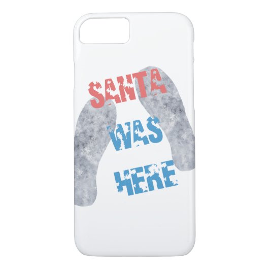 De kerstman was hier Case-Mate iPhone case (Achterkant)