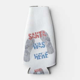 De kerstman was hier flesjeskoeler