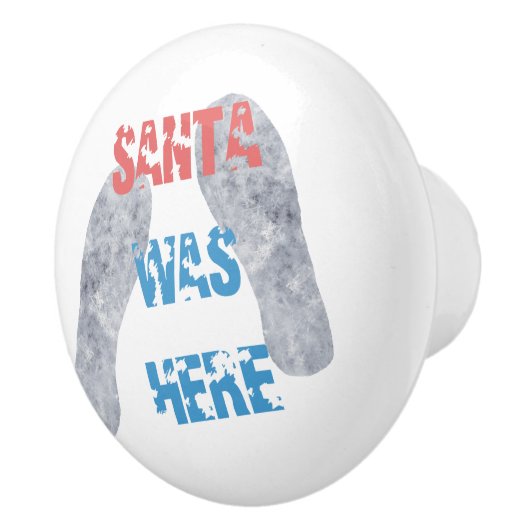 De kerstman was hier keramische knop (Rechts)