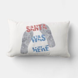 De kerstman was hier kussen