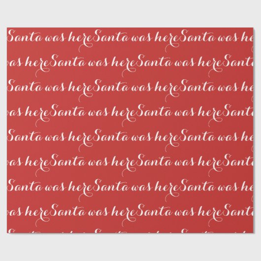 De kerstman was hier om papier te verpakken (Vlak)