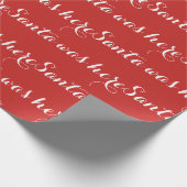 De kerstman was hier om papier te verpakken (Hoek)