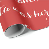 De kerstman was hier om papier te verpakken (Rol Hoek)