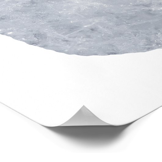 De kerstman was hier poster (Hoek)