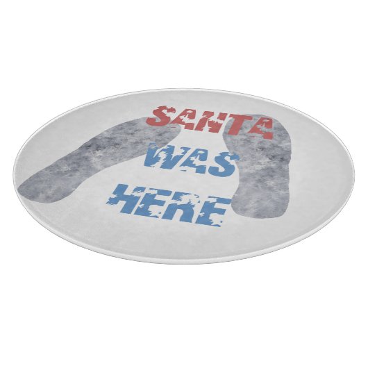 De kerstman was hier snijplank (Hoek)