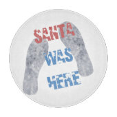 De kerstman was hier snijplank (Voorkant)